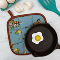 Load image into Gallery viewer, Cowgirl Rides On Pot Holder
