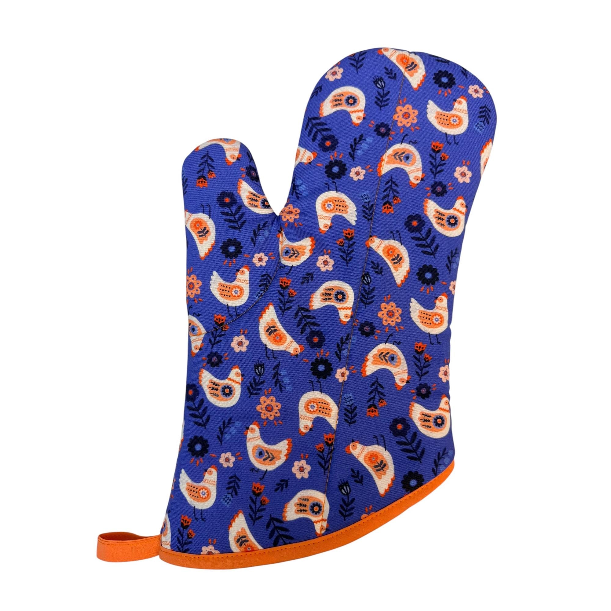 Folky Chicken Oven Mitt