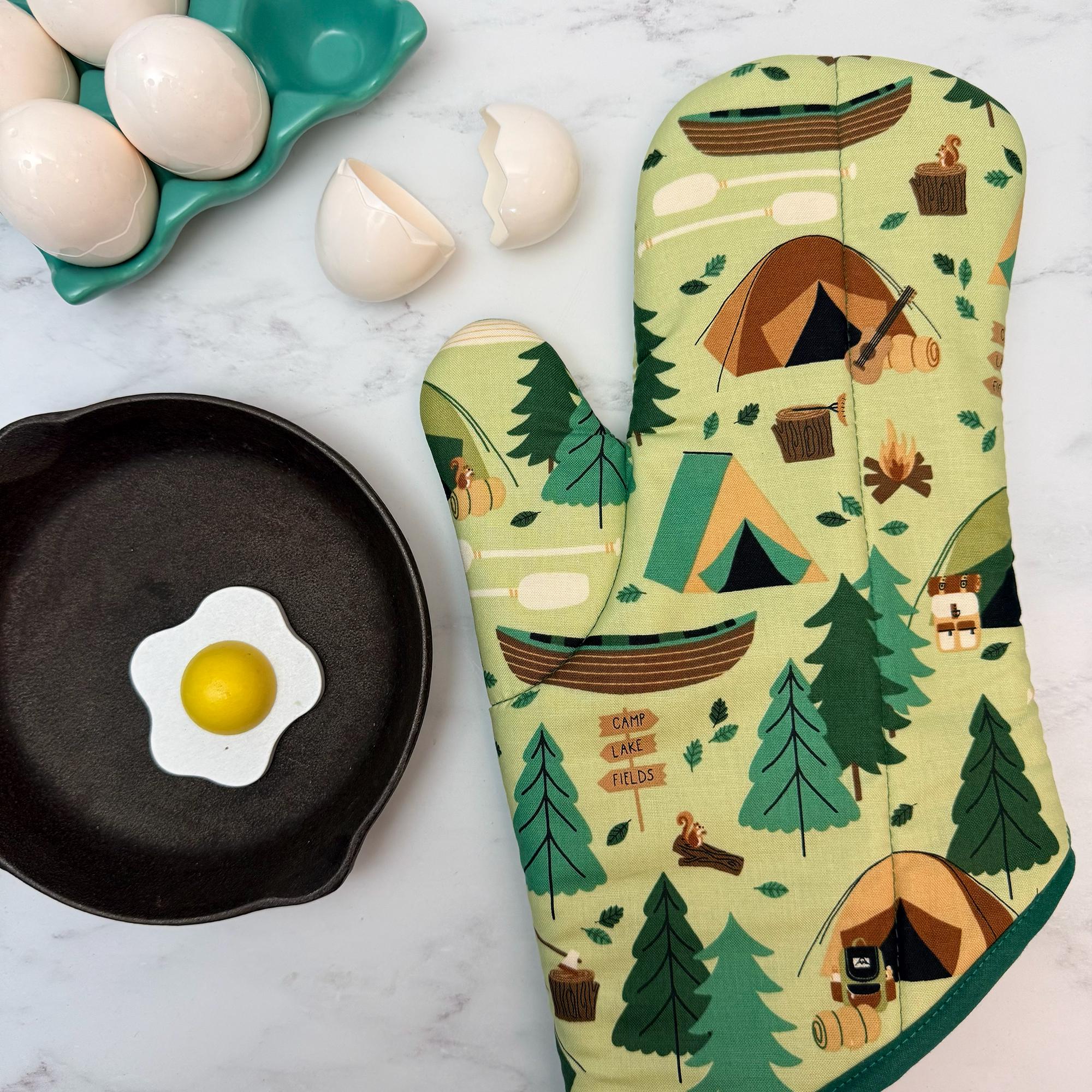 Camp Life Oven Mitt