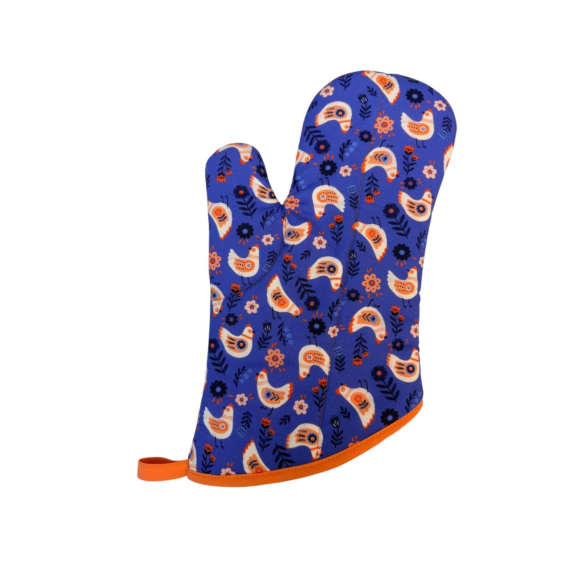 Folky Chicken Oven Mitt