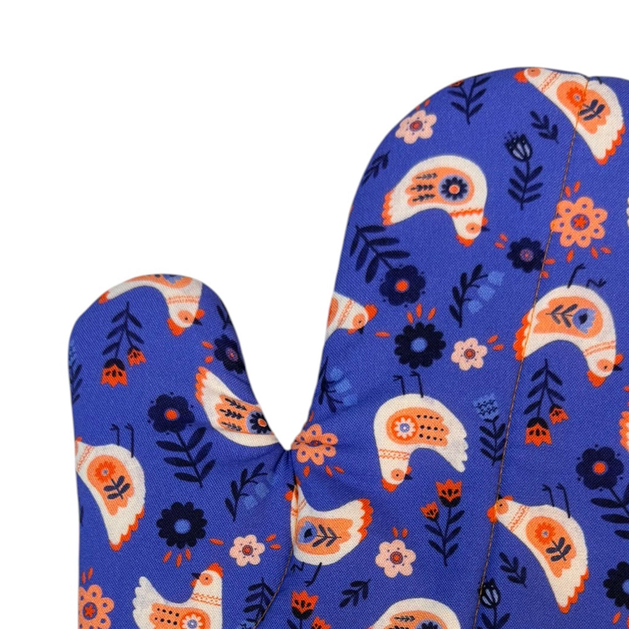 Folky Chicken Oven Mitt