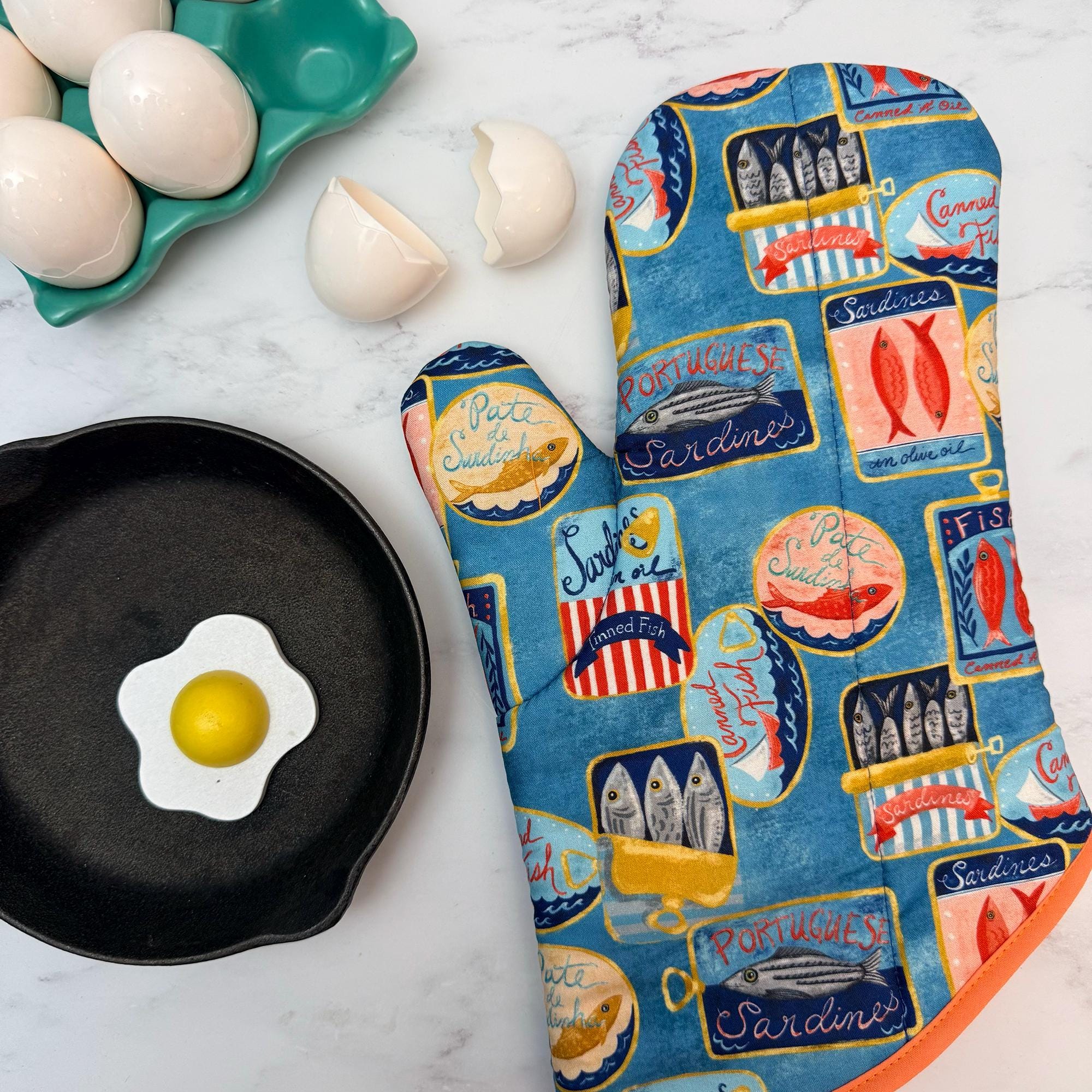Sardines Oven Mitt