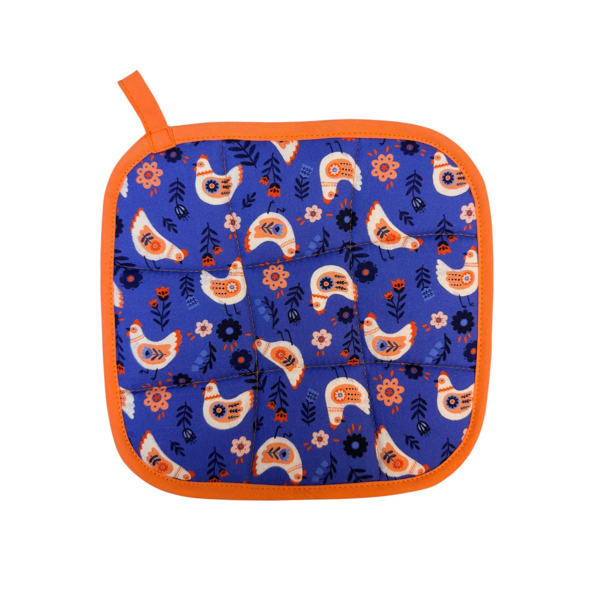 Folky Chicken Pot Holder