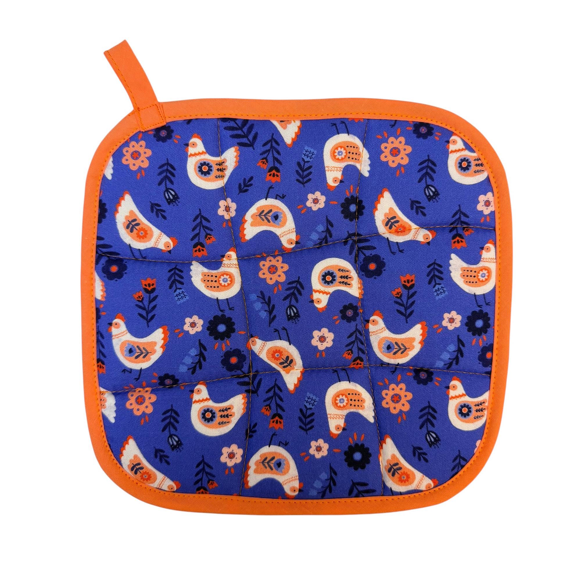Folky Chicken Pot Holder