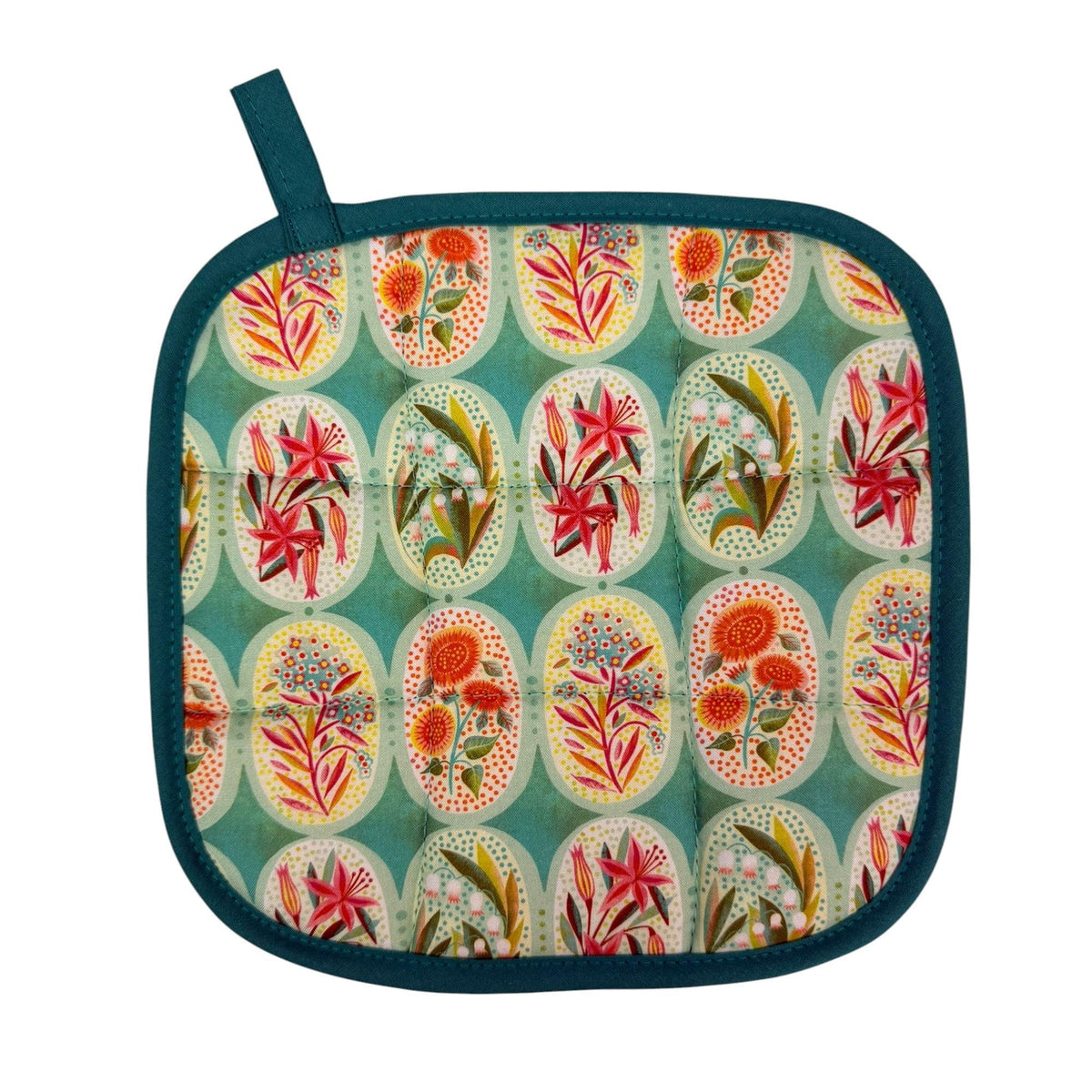 Flower Medallions Pot Holder