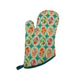 Load image into Gallery viewer, Flower Medallions Oven Mitt
