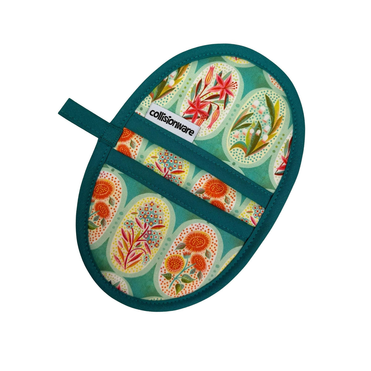 Flower Medallions Mini Pincher Mitt