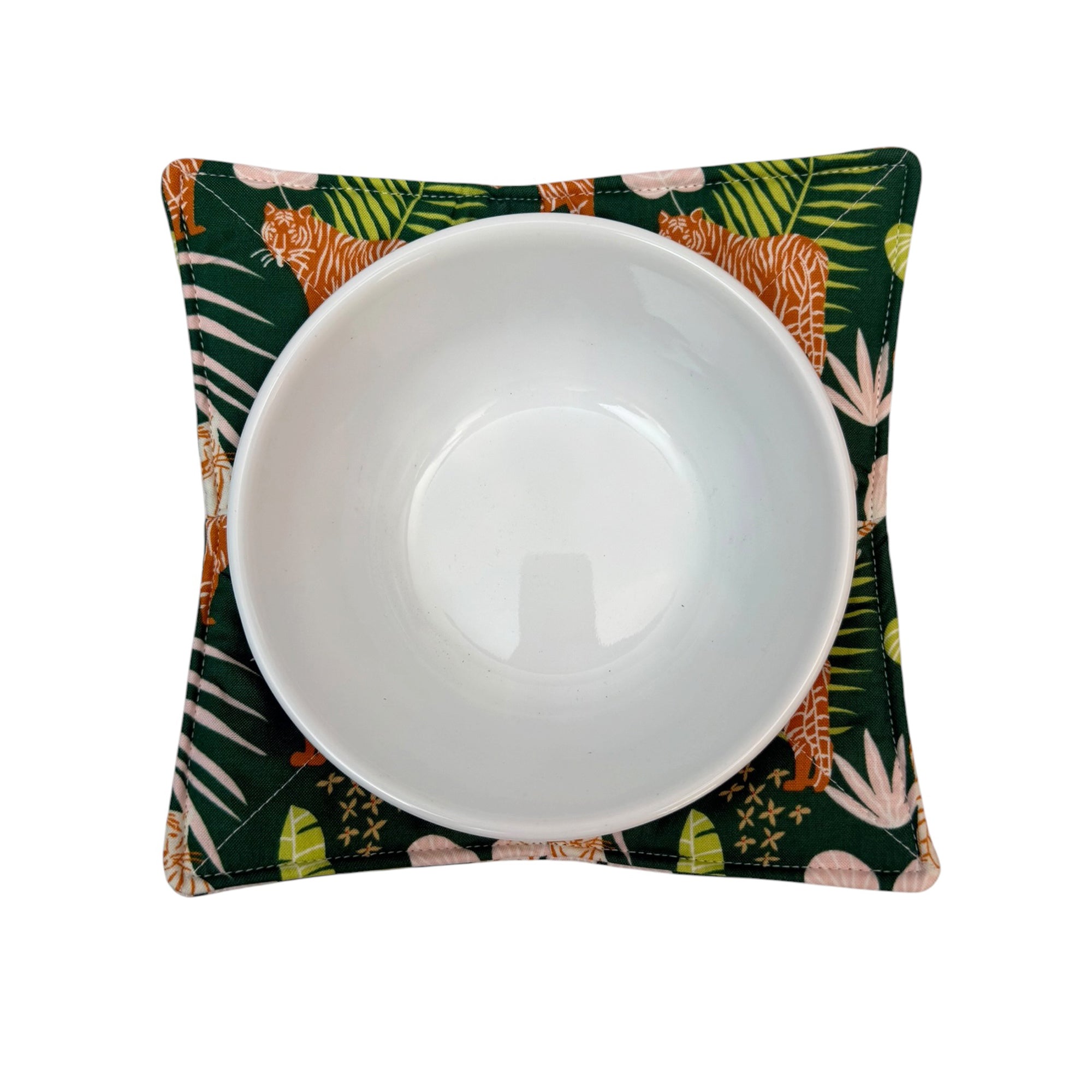 Jungle Tigers Microwave Bowl Cozy