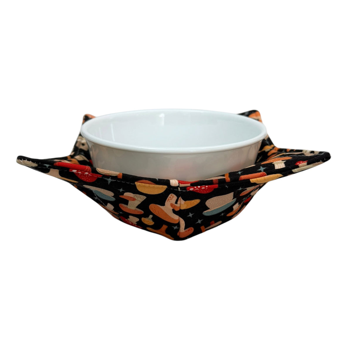 Mod Mushrooms Microwave Bowl Cozy
