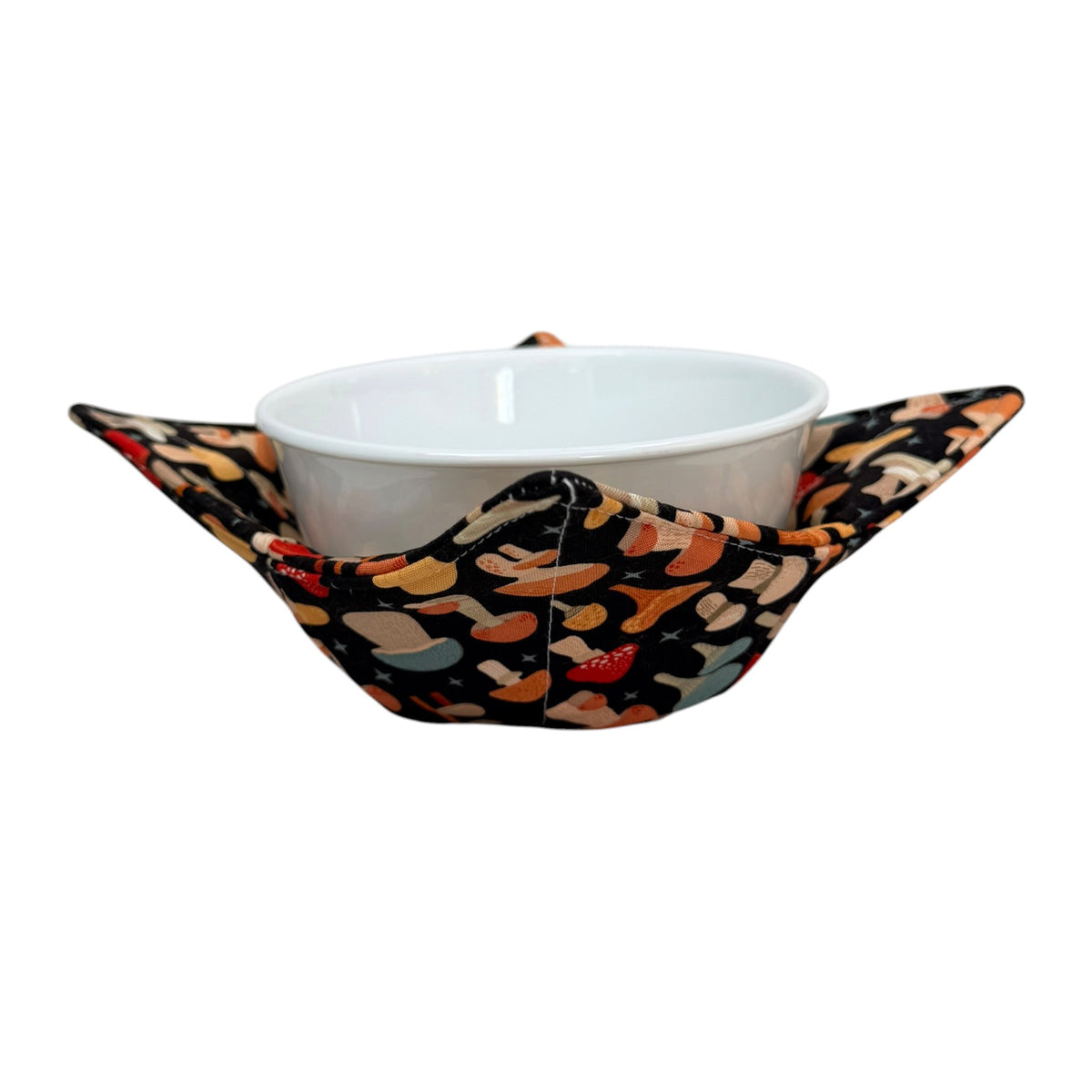 Mod Mushrooms Microwave Bowl Cozy