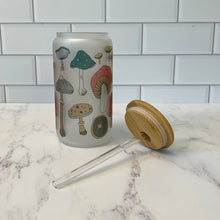 Load image into Gallery viewer, Mushrooms Glass Tumbler
