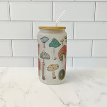 Load image into Gallery viewer, Mushrooms Glass Tumbler
