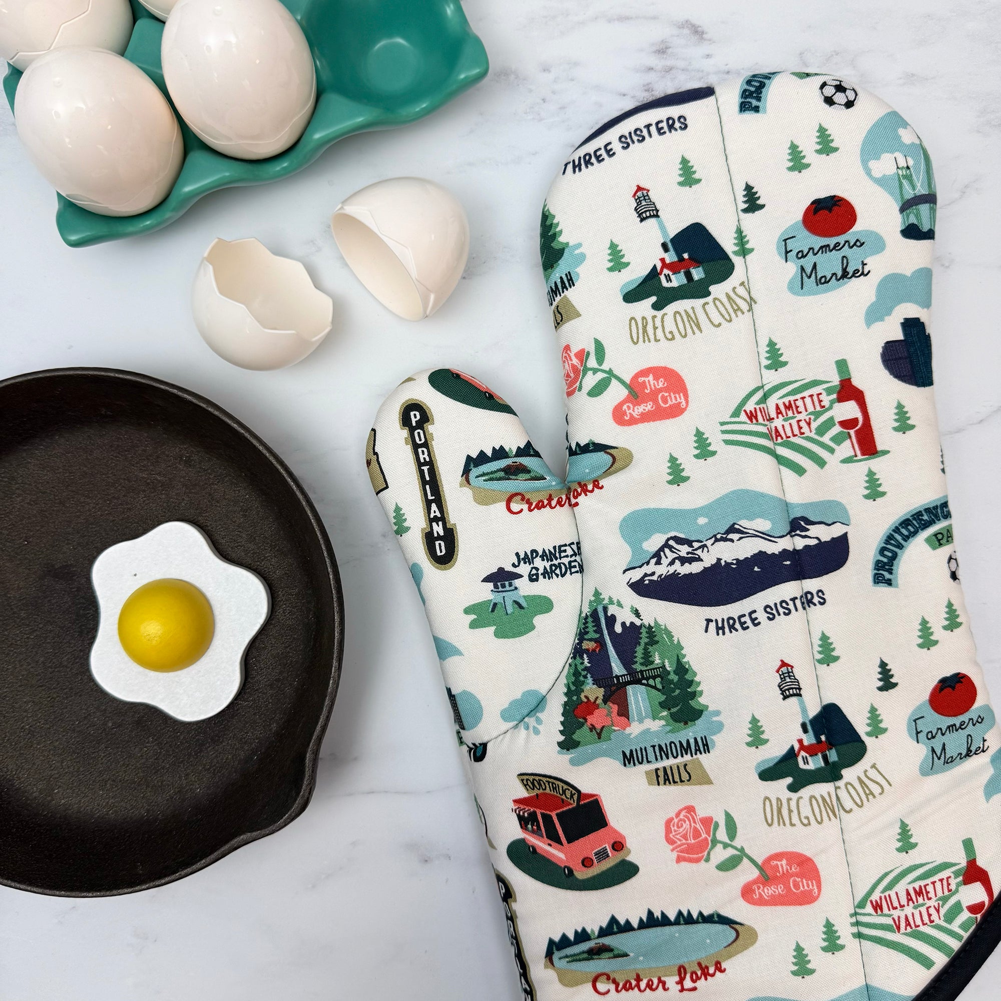 Oregon Love Oven Mitt
