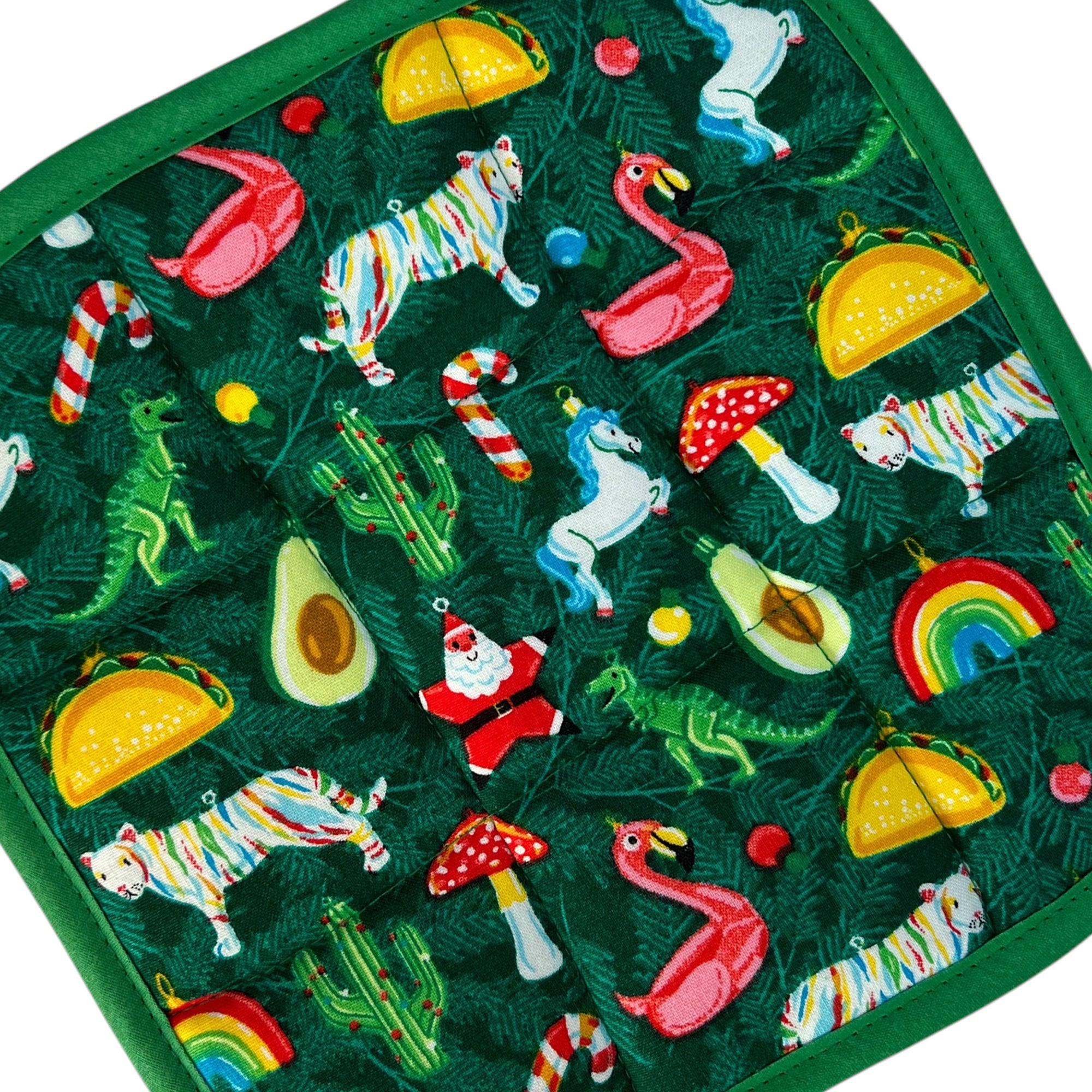 Holiday Ornaments Pot Holder