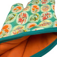 Load image into Gallery viewer, Flower Medallions Oven Mitt
