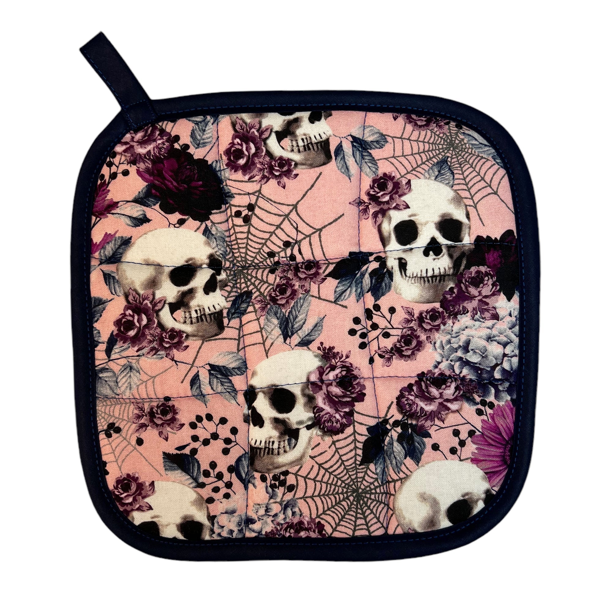 Web of Skulls Pot Holder