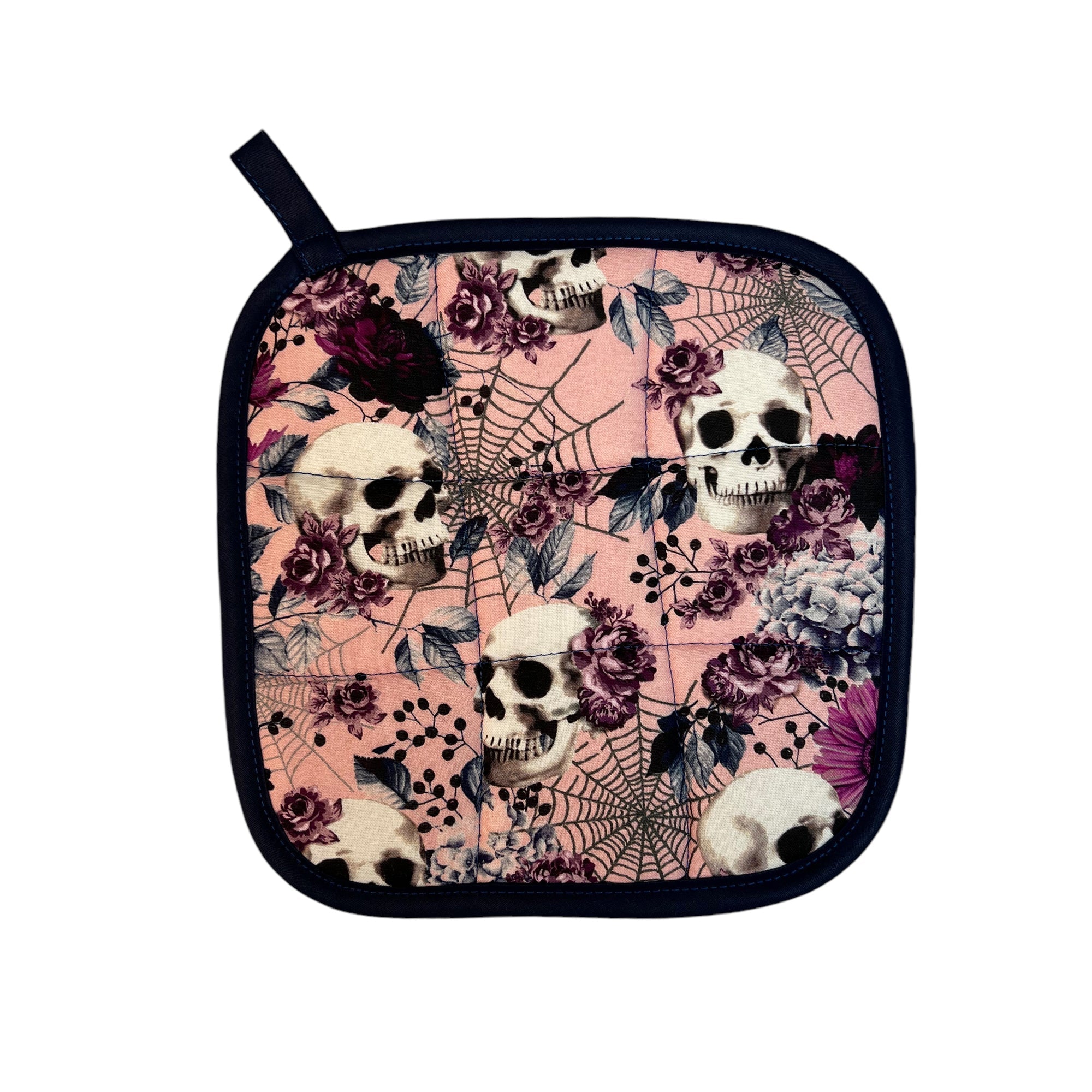 Web of Skulls Pot Holder