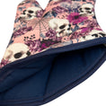 Load image into Gallery viewer, Web of Skulls Oven Mitt
