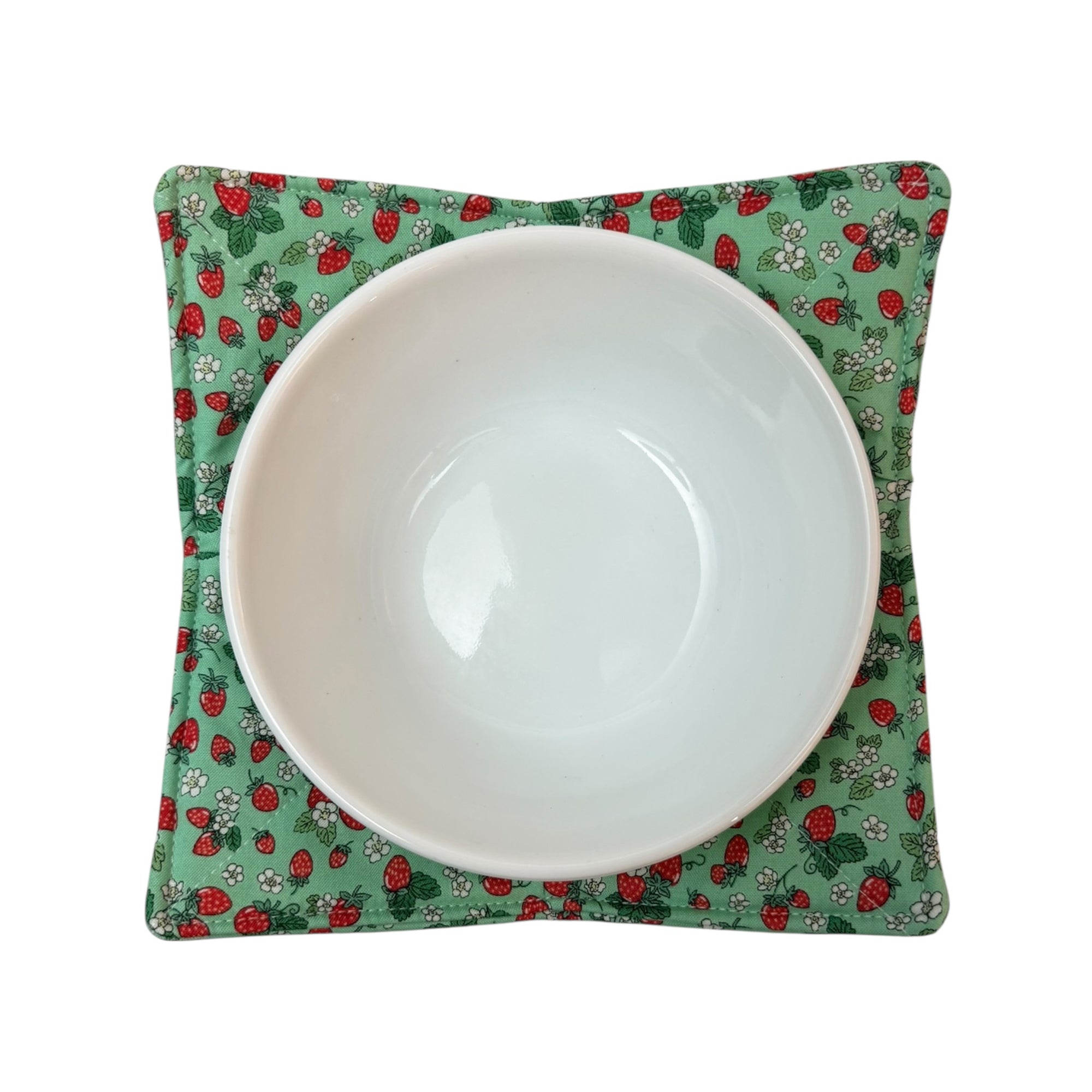 Strawberry Patch Microwave Bowl Cozy