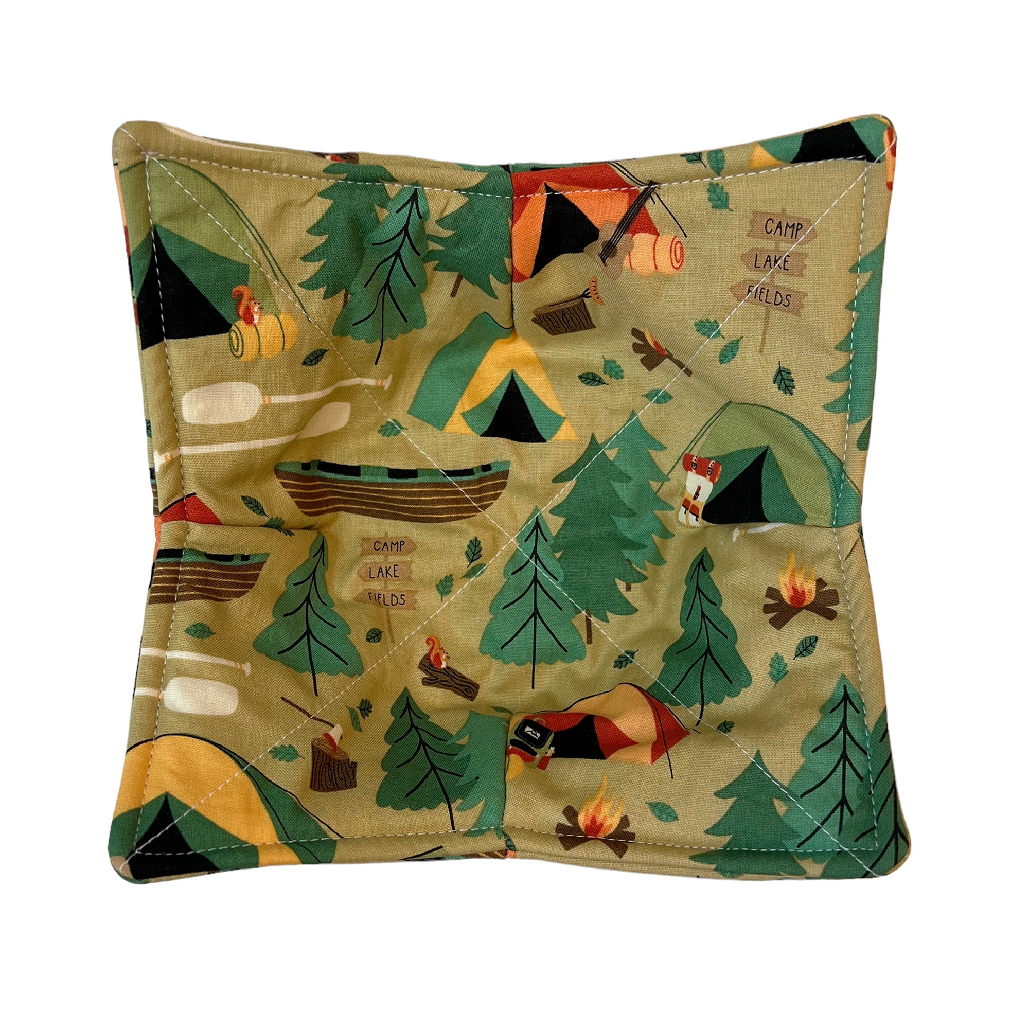 Camping Trip Microwave Bowl Cozy