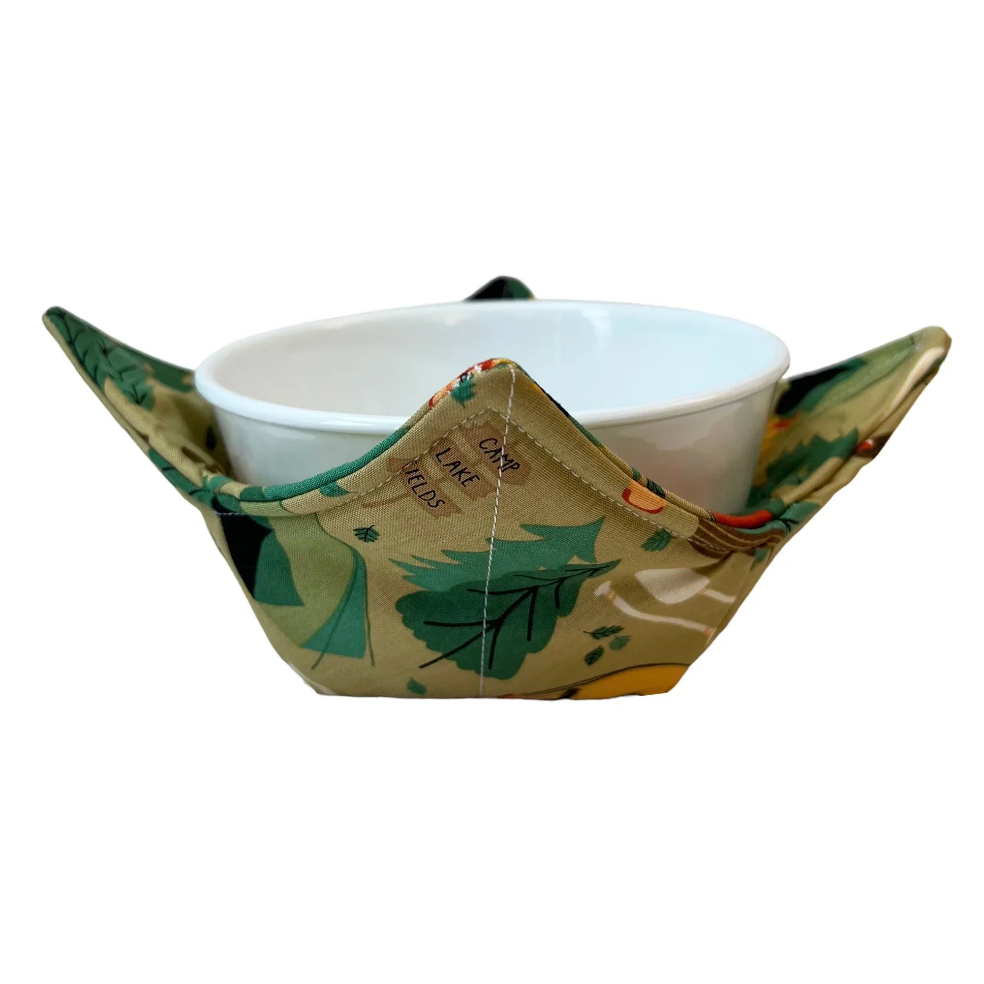 Camping Trip Microwave Bowl Cozy