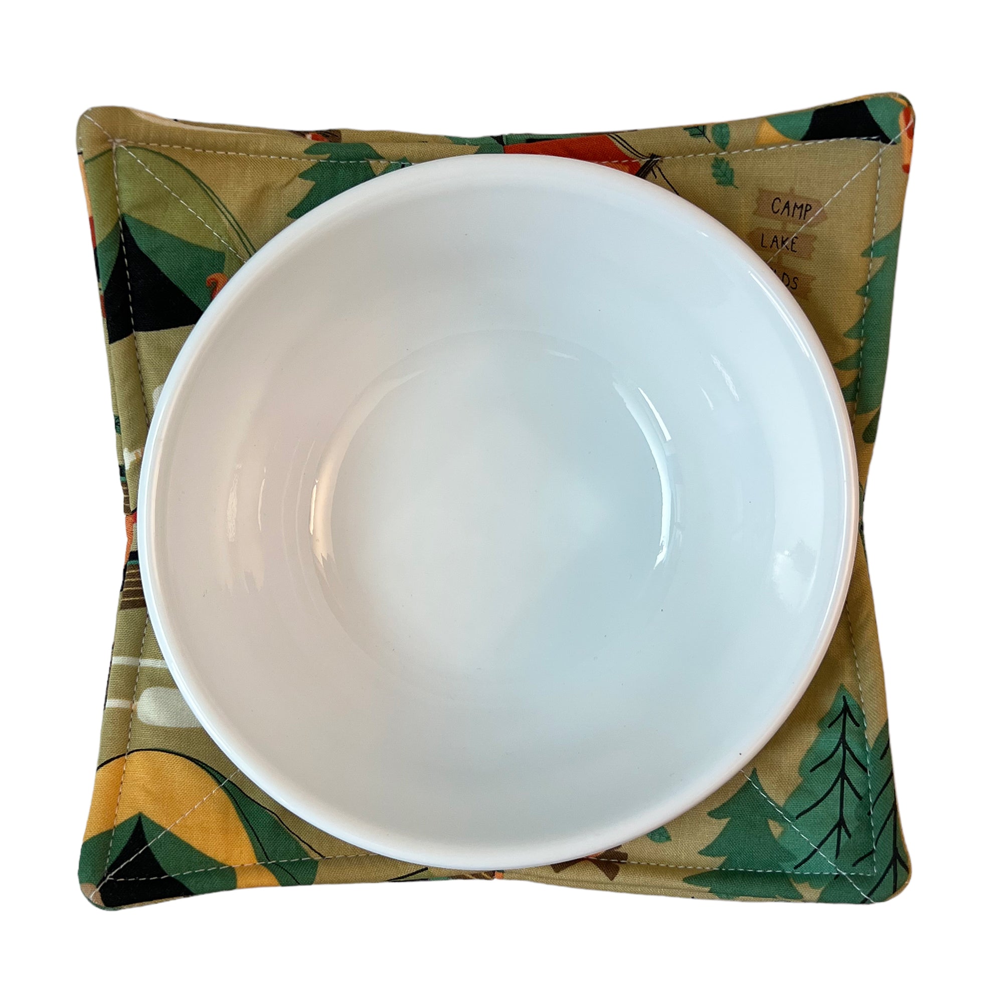 Camping Trip Microwave Bowl Cozy