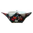Load image into Gallery viewer, Floral Mushroom Microwave Bowl Cozy
