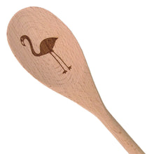 Load image into Gallery viewer, Flamingo Wooden Spoon
