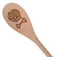 Load image into Gallery viewer, Sugar Skull Wooden Spoon
