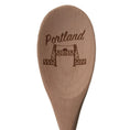Load image into Gallery viewer, Portland Steel Bridge Wooden Spoon
