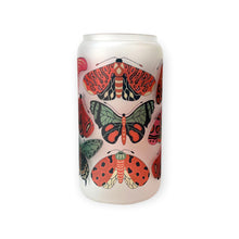 Load image into Gallery viewer, Moths and Butterflies Glass Tumbler
