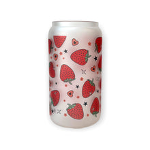 Load image into Gallery viewer, Strawberries Glass Tumbler
