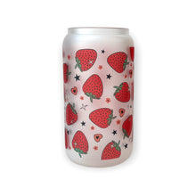 Load image into Gallery viewer, Strawberries Glass Tumbler
