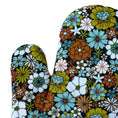 Load image into Gallery viewer, 70's Flowers Oven Mitt
