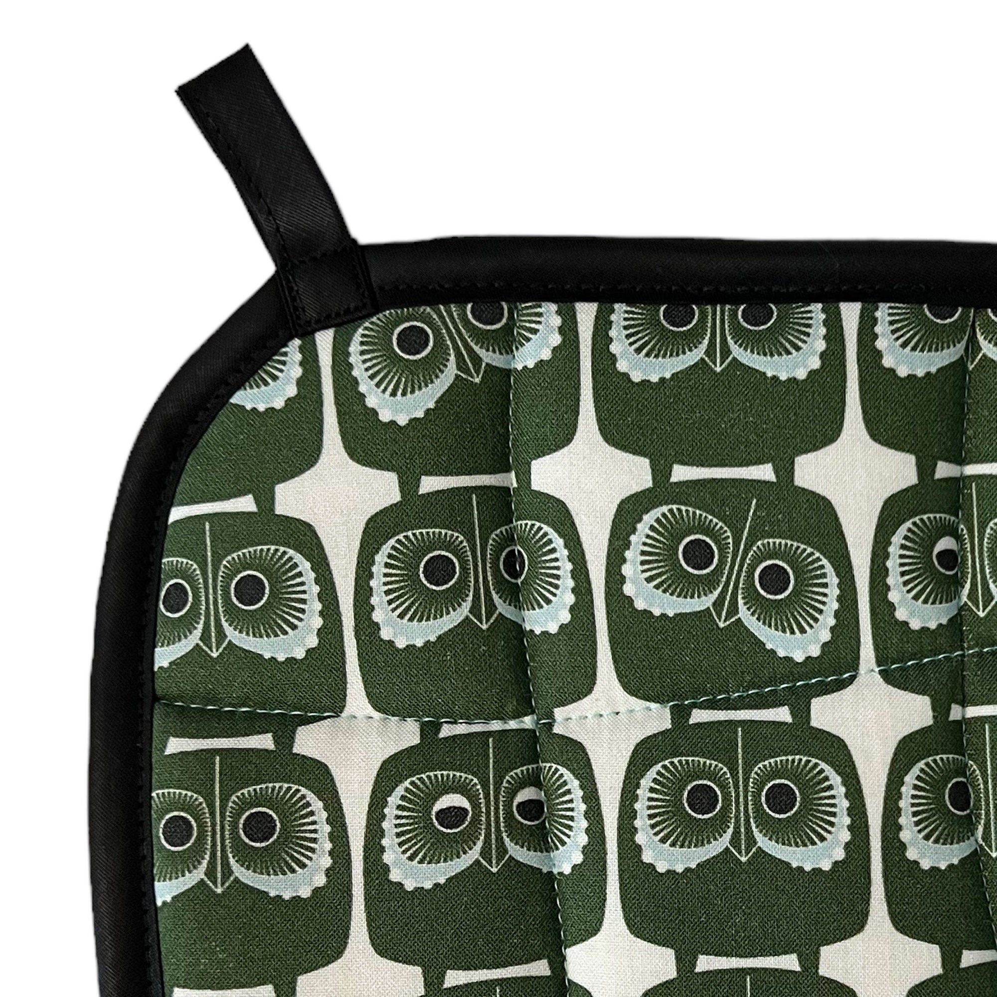 Green Owls Pot Holder
