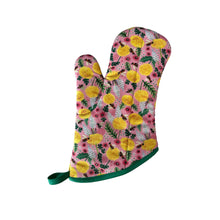 Load image into Gallery viewer, Springtime Bees Oven Mitt
