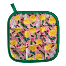 Load image into Gallery viewer, Springtime Bees Pot holder
